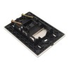 APAGADOR ESCALERA CON PLACA BCO ALPHA