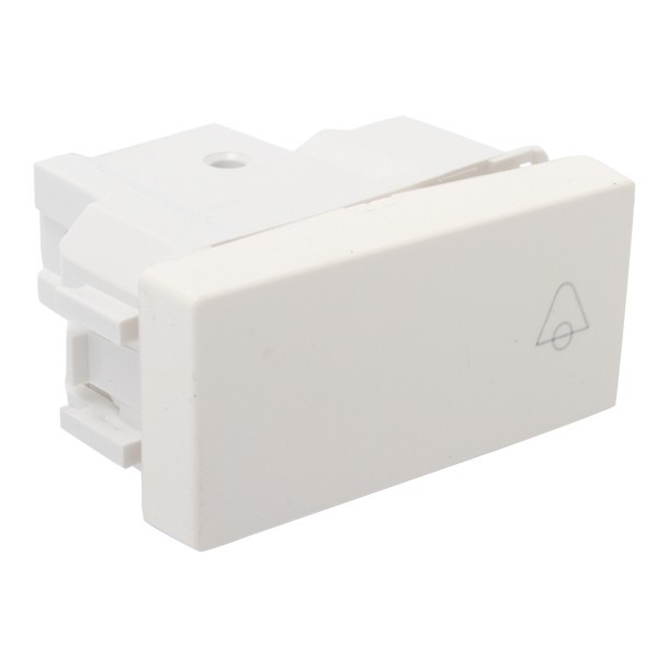 BOTON TIMBRE CAMPANA BLANCO