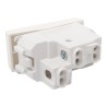 BOTON TIMBRE CAMPANA BLANCO