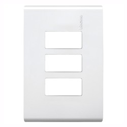 PLACA 3 MODULO RESTYLE BLANCA MODUS