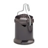 SOCKET CABLEADO CON GANCHO CAFÉ
