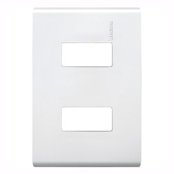 PLACA 2 MODULO RESTYLE BLANCA MODUS