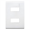 PLACA 2 MODULO RESTYLE BLANCA MODUS