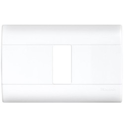 PLACA C/CHASIS 1MODULO BLANCA MODUS