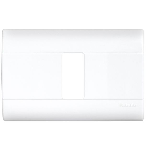 PLACA C/CHASIS 1MODULO BLANCA MODUS