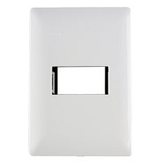PLACA BLANCA DE 1 MODULO