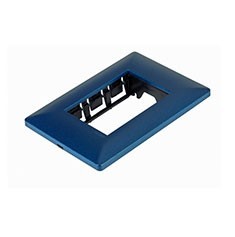 PLACA 3 VENTANAS AZUL