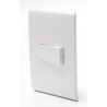PLACA CON 1 INTERRUPTOR BLANCO
