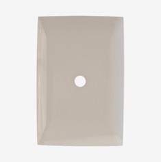 PLACA PASACABLE MARFIL
