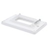 PLACA 3 MODULOS BLANCA