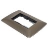 PLACA ALUMINIO 3 MÓDULOS PERLA