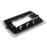PLACA ALUMINIO 3 MÓDULOS ACERO