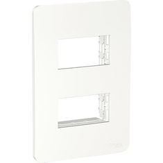 PLACA 2 MODULOS SEPARADOS BLANCA