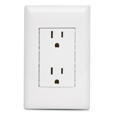 CONTACTO DUPLEX 2P T C/PLACA BCO