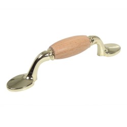 JALADERA MADERA CON LATÓN ANTIGUO