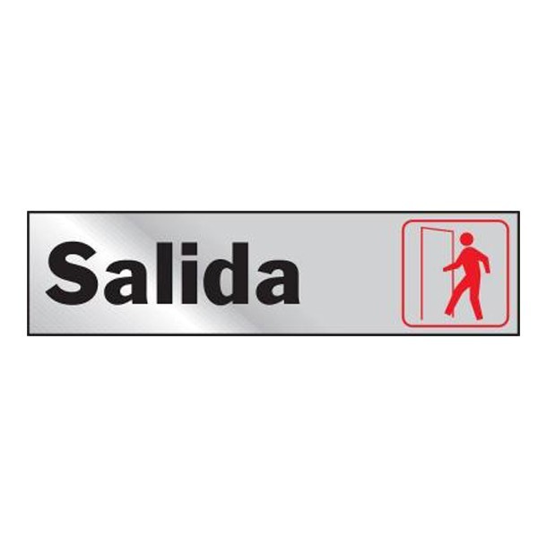 LETRERO SALIDA 2X8