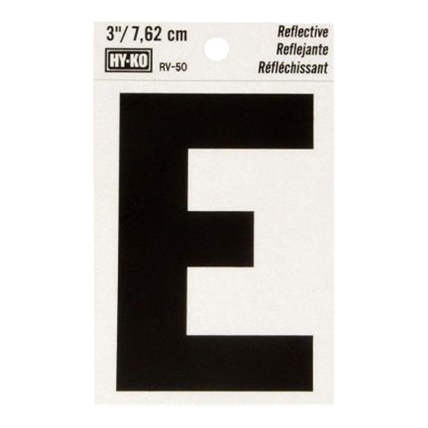 LETRA 'E' DE VINILO 3' RV-50/E