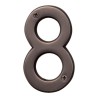 NÚMERO 8 BRONCE ANTIGUO 4"