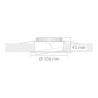 ALBELDA EMPOTRABLE INTERIOR BLANCO 9W