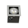 EMPOTRABLE CUADRADO DIRIGIBLE LED NIQUEL