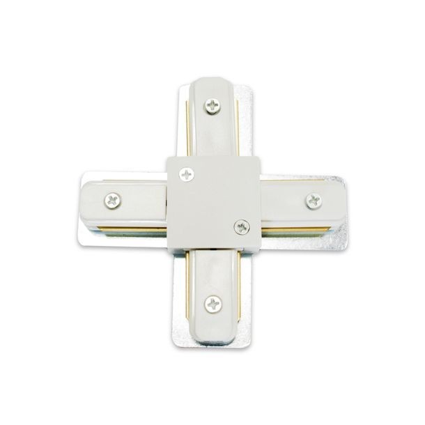 CONECTOR PARA RIEL X BLANCO