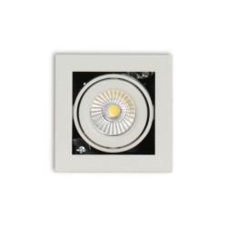 EMPOTRABLE SQUARE DIRIGIBLE LED BLANCO