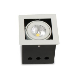 EMPOTRABLE SQUARE DIRIGIBLE LED BLANCO