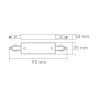 CONECTOR PARA RIEL RECTO BLANC