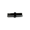 CONECTOR PARA RIEL RECTO NEGRO
