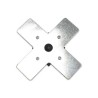 CONECTOR PARA RIEL X NEGRO