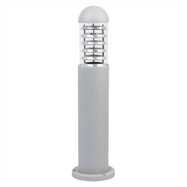MINI POSTE ALUM INY E27 26W GRIS