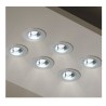 6PACK EMPOTRABLE HALOGENO DIRIGIBLE NQL