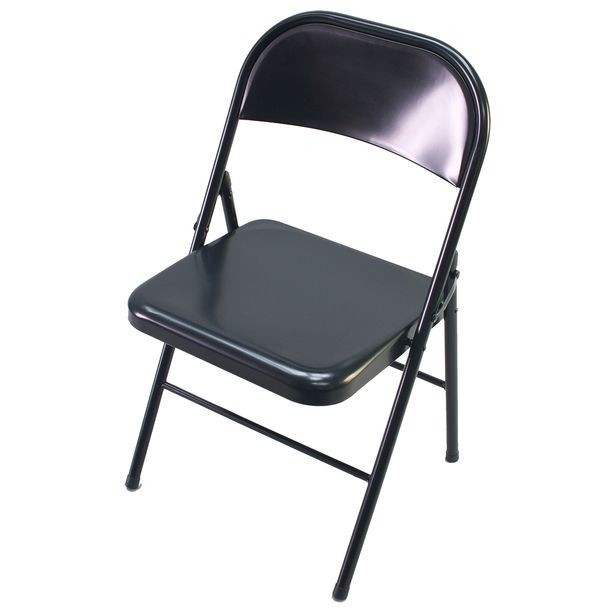 SILLA PLEGABLE NEGRA