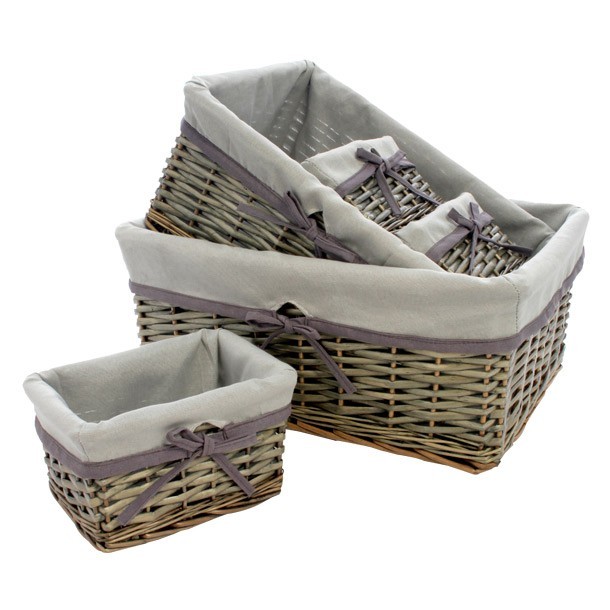 SET DE 5 CANASTAS DECORATIVAS