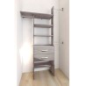 CLOSET OPTIMO 245 CM GRIS TOUCH