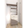 CLOSET MAXIMO 245 CM GRIS TOUCH
