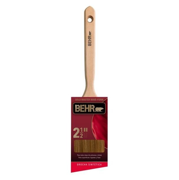 BROCHA ORO DE 2-1/2" CORTE ANGULAR, MANGO LARGO