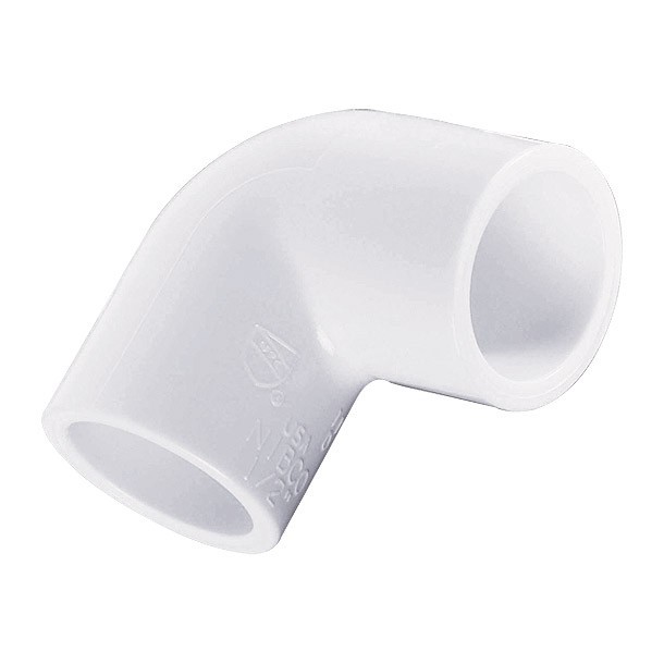 CODO 90 LISO PVC 1/2