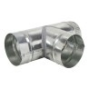 TEE GALVANIZADA 4"