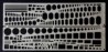 Templates set stencils