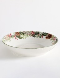 Bowl navideño Holly Berry de cerámica