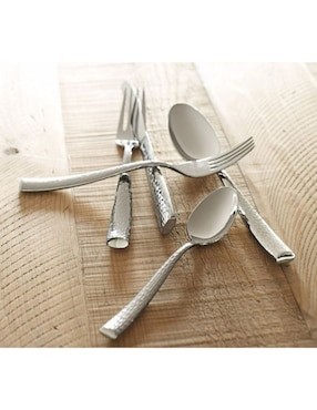 Set de Cubiertos Shiny Hammered