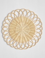 Plato base Open Weave Handwoven de ratán