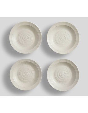 Set de platos para postre Farmstead Stoneware de gres