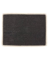Mantel Individual Mason Fringe Gris Obscuro