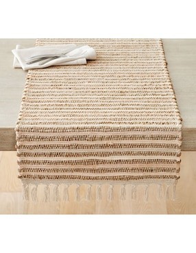 Camino mesa rectangular de algodón Bellport Chindi Cotton