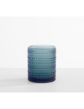 Vaso corto Jupiter Hobnail de vidrio