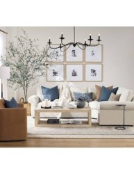 Sala modular derecho Pearce Roll de tela