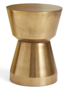 Mesa de acento Shae de metal