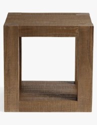 Mesa lateral Palisades de madera
